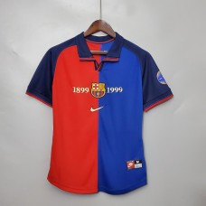 Barcelona 99/00 Home Red&Blue Soccer Jersey